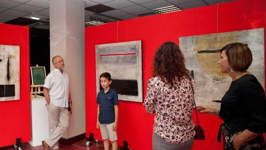 Gil Morán muestra su obra en dos exposiciones en La Felguera