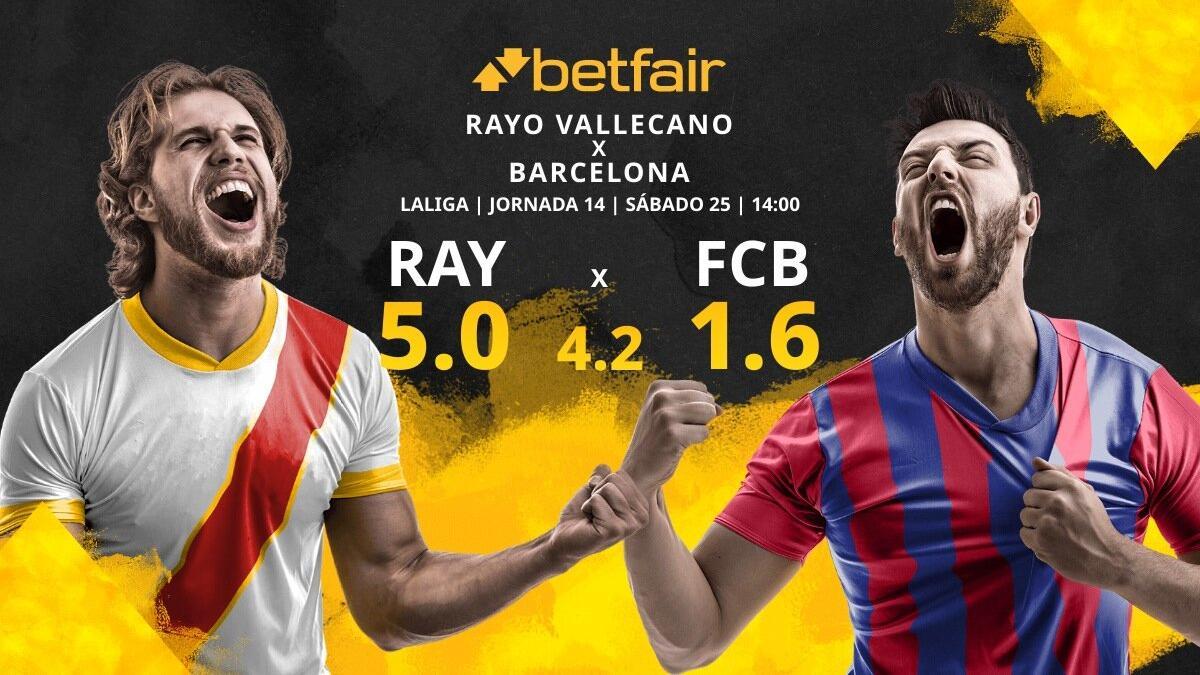 Rayo Vallecano vs. FC Barcelona: horario, TV, estadísticas, clasificación y pronósticos