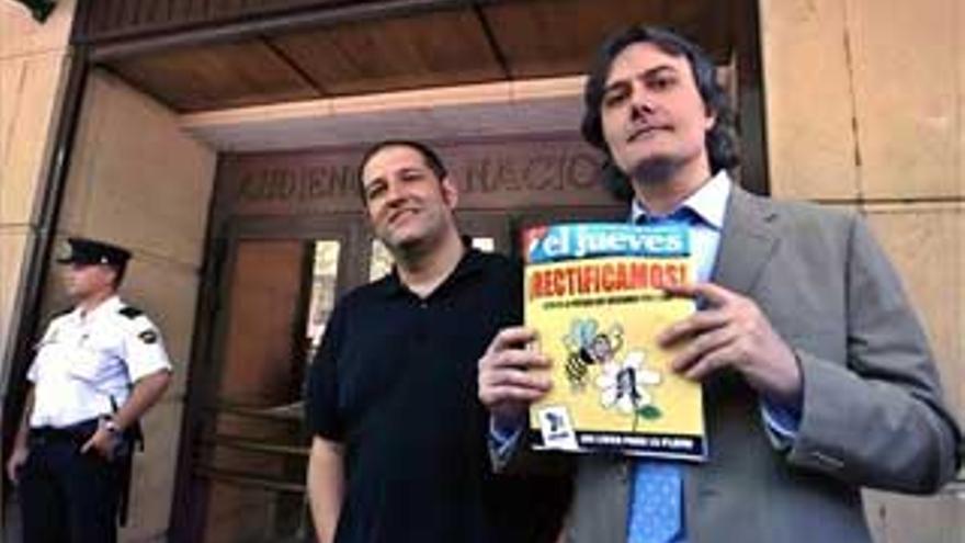 Del Olmo aprecia indicios para enjuiciar a los autores de la caricatura de &quot;El Jueves&quot;