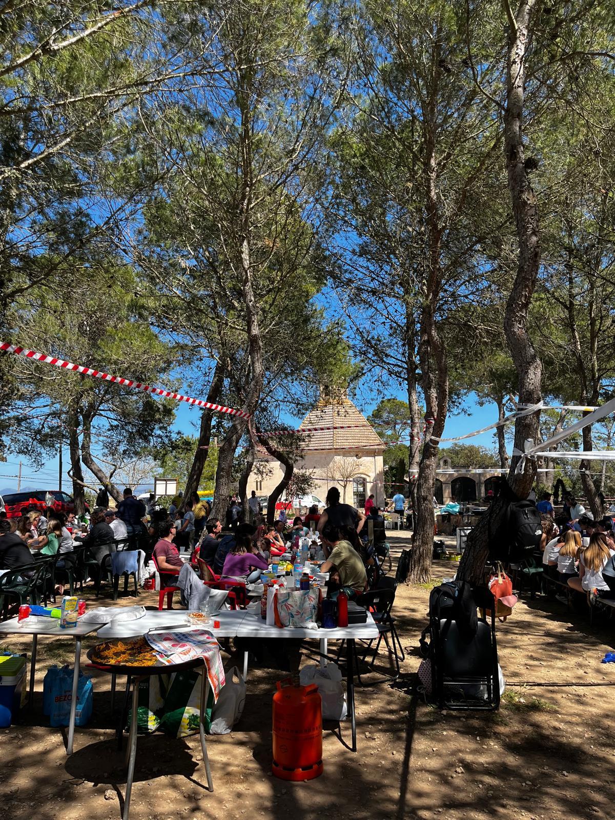 Martes de pancaritats en la ermita de Llubí.
