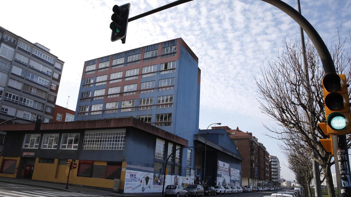 La Casa Sindical de Gijón.