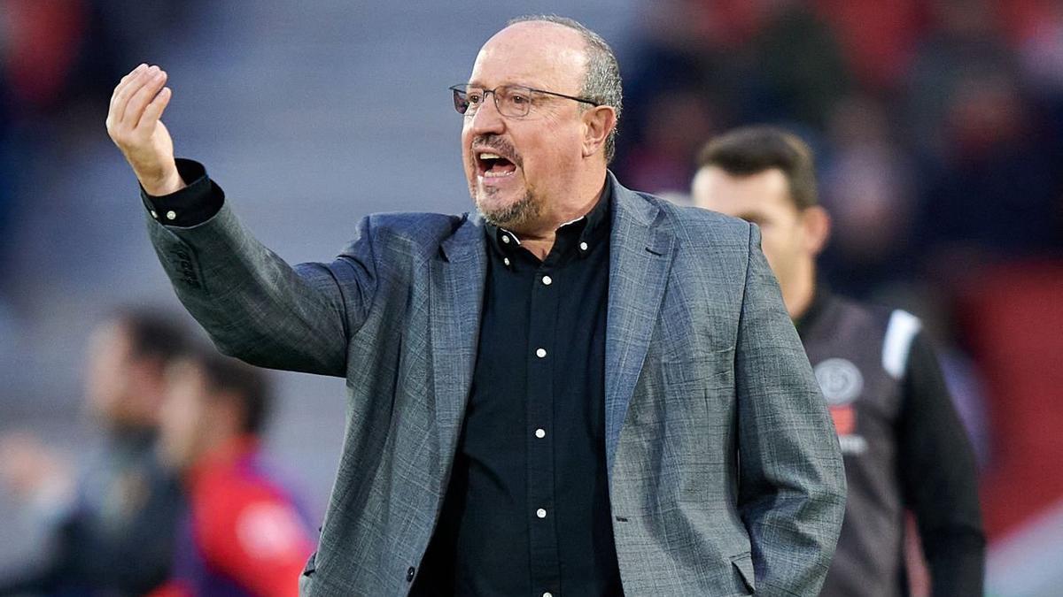 Benítez, durante su última etapa en el Celta.