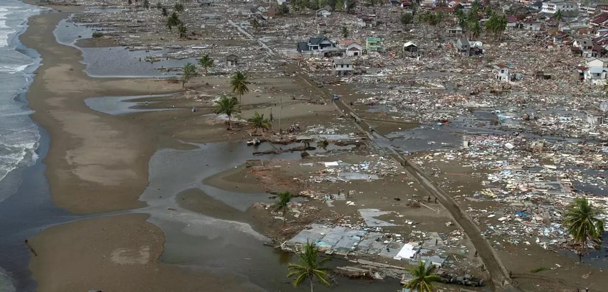 Desvastadoras consecuencias de un tsunami