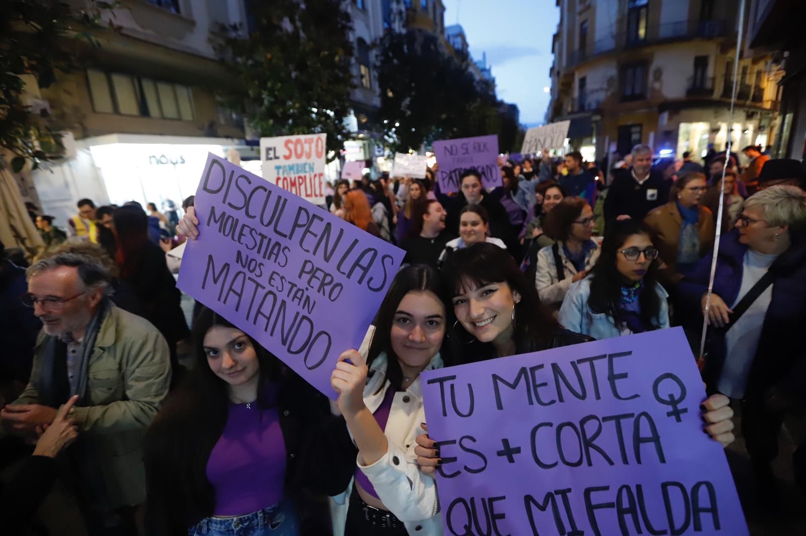 La manifestación del 8M recorre las calles de Córdoba