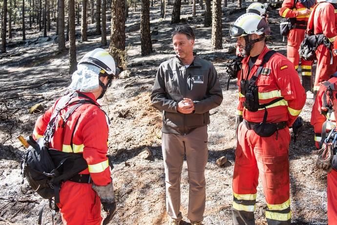 La UME realiza prácticas de prevención de incendios en Gran Canaria