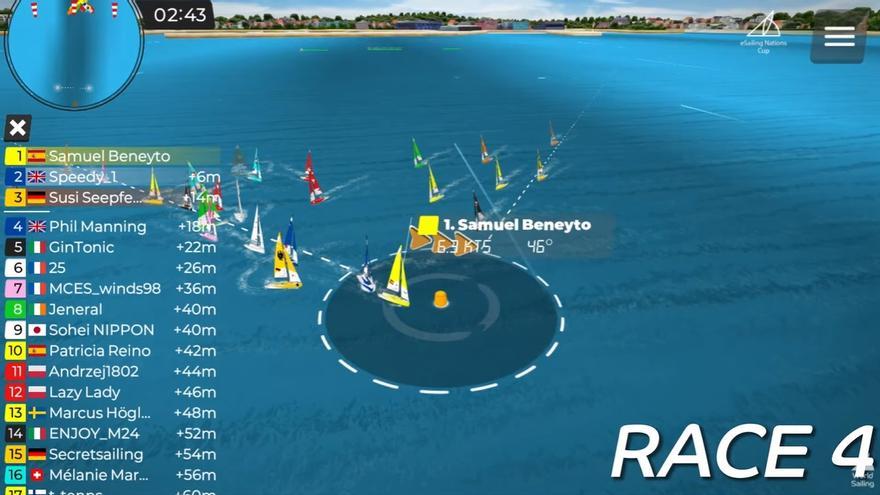 Las regatas virtuales se pueden seguir en directo a través de internet.