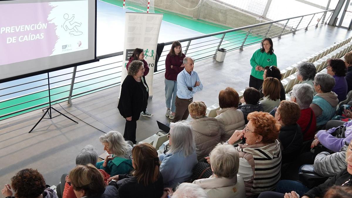 Un momento de la actividad en Lugones