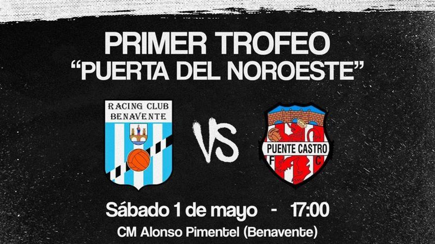 El Racing Benavente juega hoy el “Puerta del Noroeste”