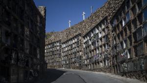 Nichos en el Cementerio de Montjuïc.