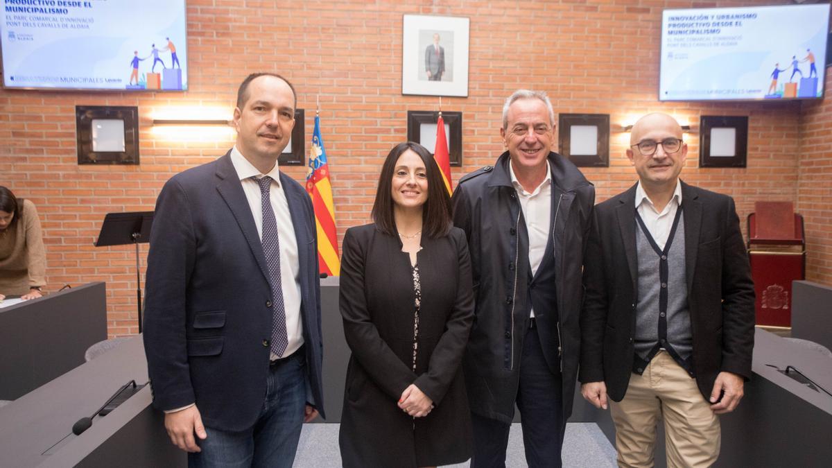 Presentación del parque comarcal de innovación 'Pont dels cavalls' de Aldaia