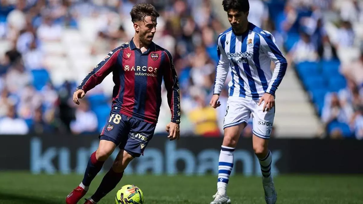 Sigue en directo el partido entre la Real Sociedad y el Levante UD