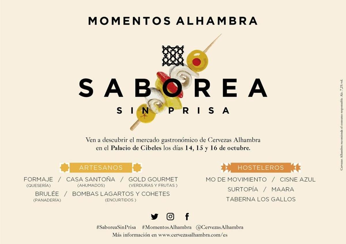 Cervezas Alhambra presenta en Madrid ‘Saborea Sin Prisa’