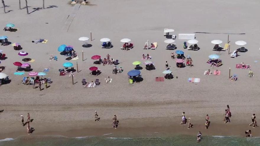 Alicante refuerza con drones el dispositivo de las playas los fines de semana