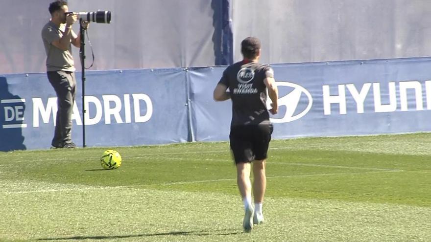 El Atlético de Madrid prepara ya su próximo partido de Liga ante el Getafe