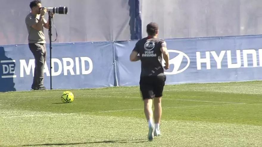 El Atlético de Madrid prepara ya su próximo partido de Liga ante el Getafe