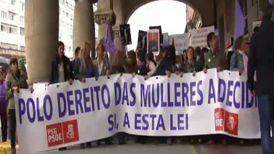 Protesta &quot;en defensa del aborto libre y gratuito&quot;