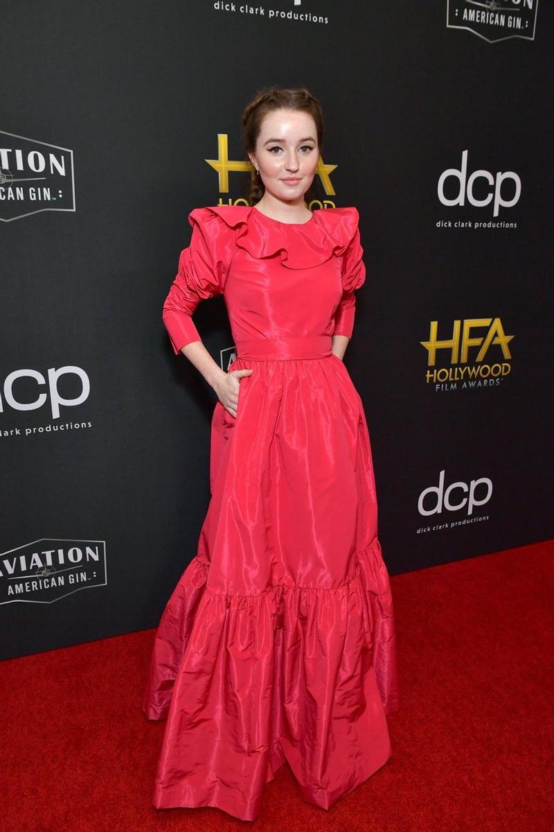 Kaitlyn Dever en la alfombra roja de los 'Hollywood Film Awards 2019'