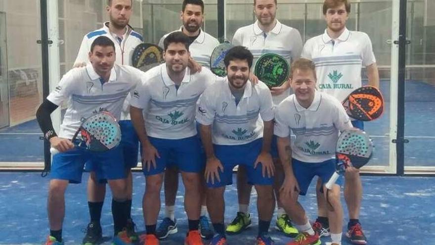 El equipo Pádel Zamora Rojo que compitió en la tercera jornada.