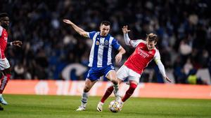 Resumen, goles y highlights del Inter de Oporto 1 - 0 Arsenal de la ida de los octavos de final de la Champions