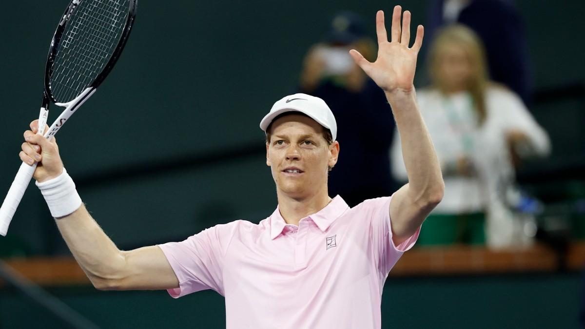 Jannik Sinner venció en su debut en Indian Wells