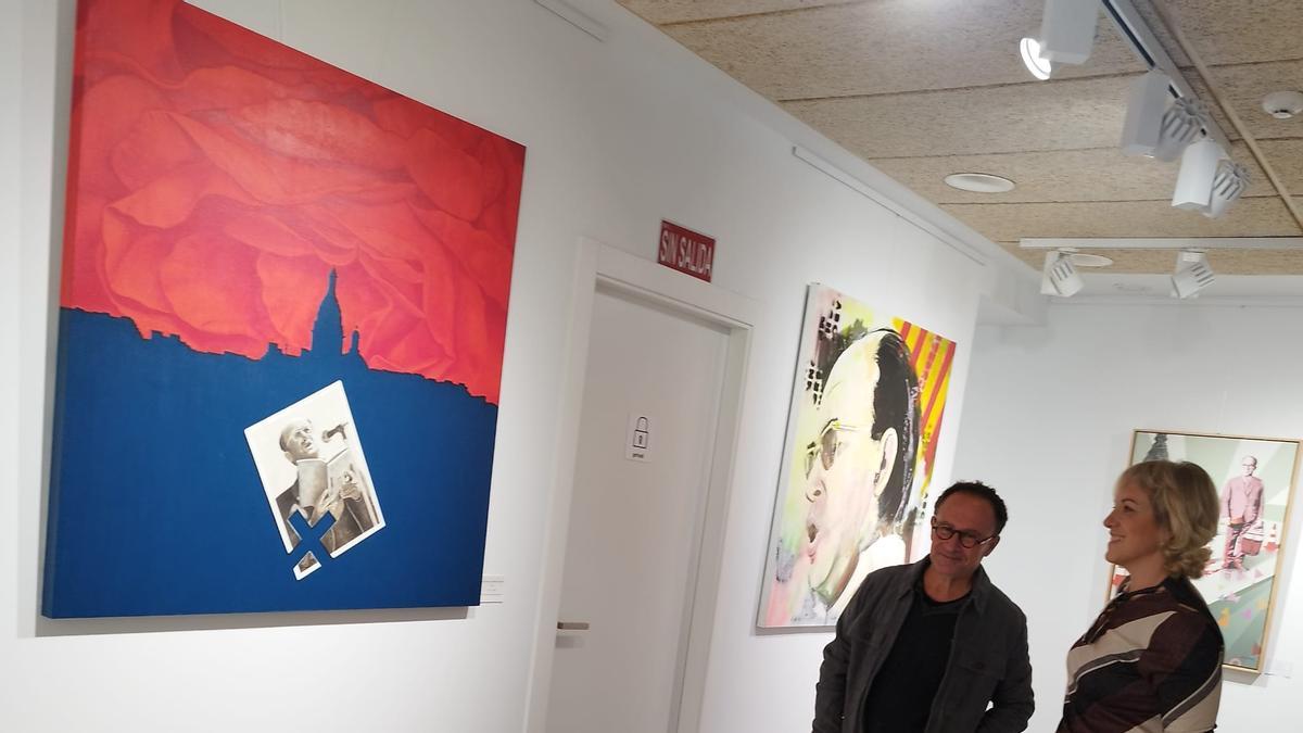 Moixent acoge la muestra "Passejades per Xàtiva amb Estellés"