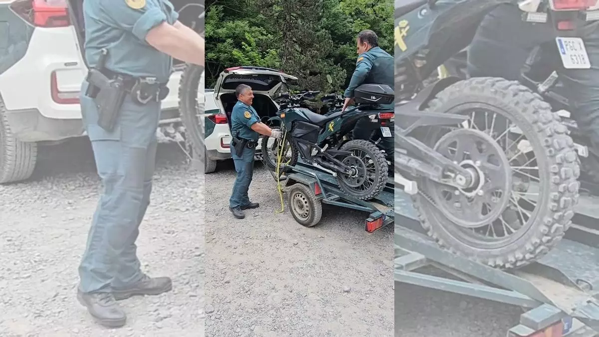 Eléctricas y silenciosas: así son las nuevas motos con las que la Guardia Civil patrulla en el Parque Nacional de Ordesa y Monte Perdido