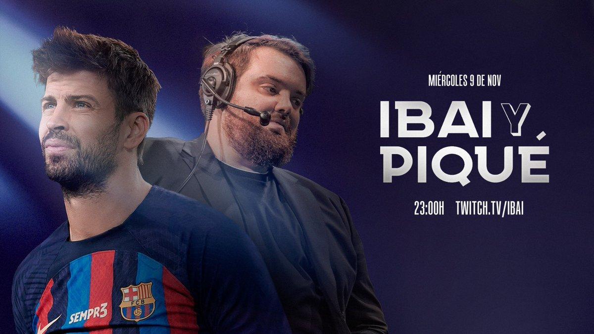 Ibai Llanos entrevista a Piqué: a qué hora y cómo ver a través de Twitch