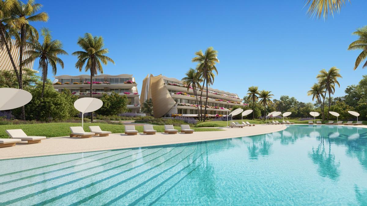 Contará con varias piscinas y una piscina interior climatizada.