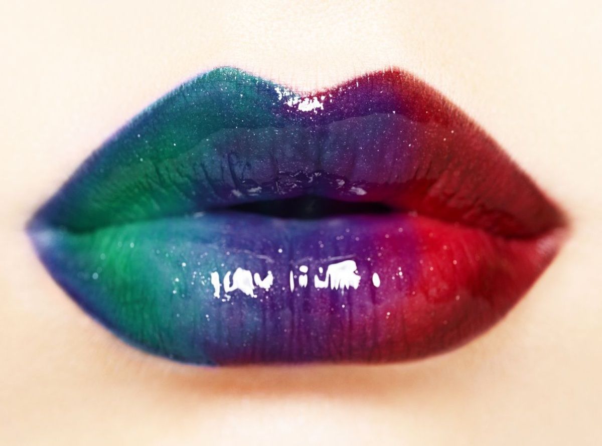 Labios ombré