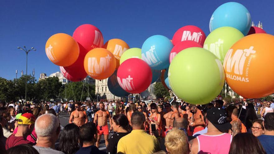 Celebración del orgullo en Maspalomas.