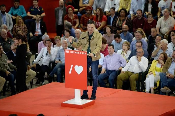 Las Palmas de Gran Canaria. Mitin de Pedro Sánchez  | 14/04/2019 | Fotógrafo: José Carlos Guerra