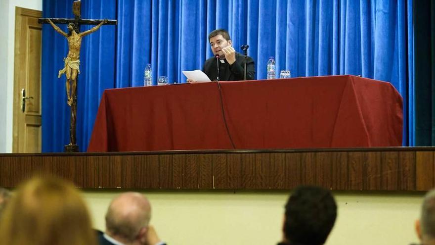 Luis García Gutiérrez, durante su intervención de ayer.