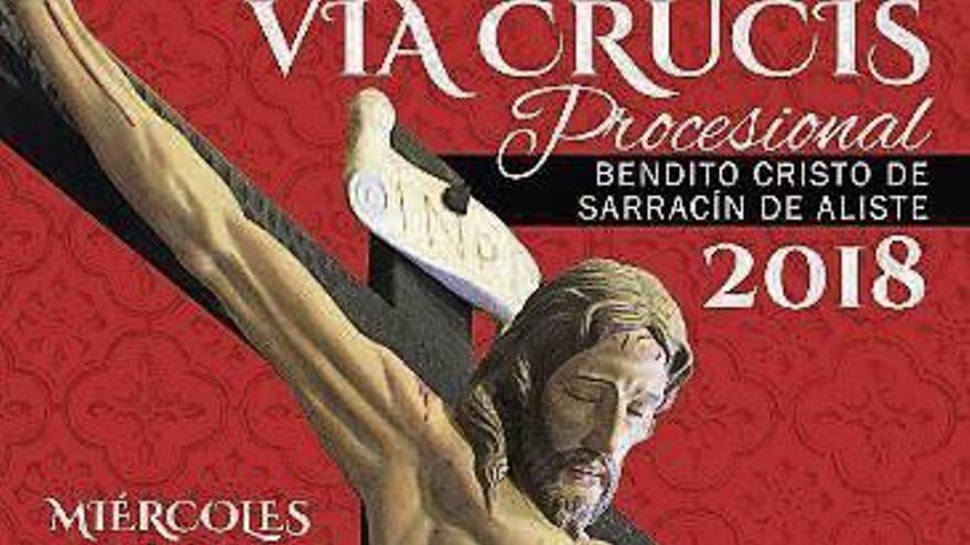 Cartel del Vía Crucis.