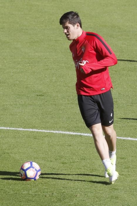 Entrenamiento del Sporting 04/04/2017