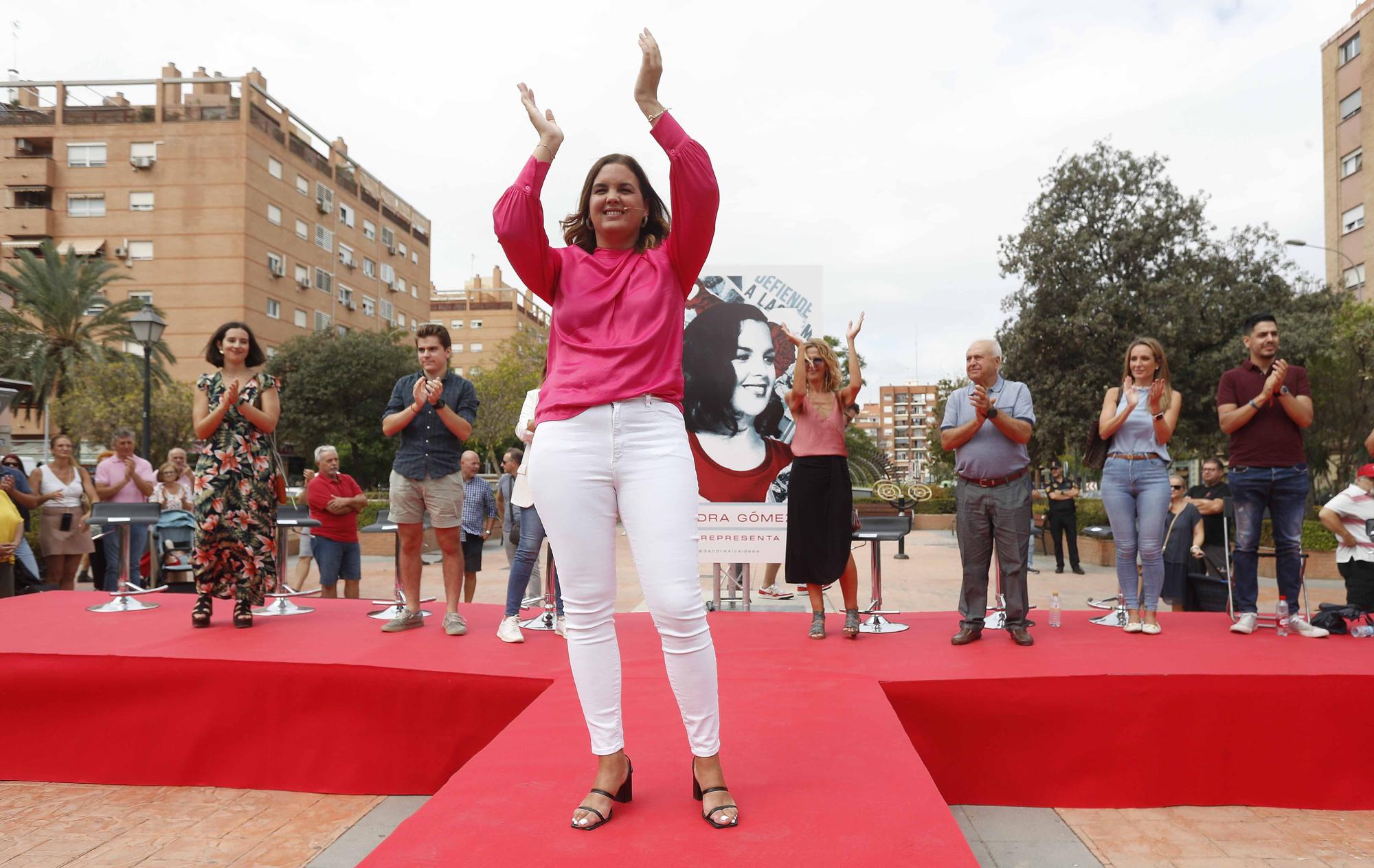 Presentación de la candidatura de Sandra Gómez a las primarias del PSPV