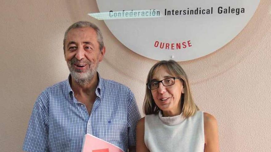 Etelvino Blanco y Natividad López presentaron el informe. // Osorio