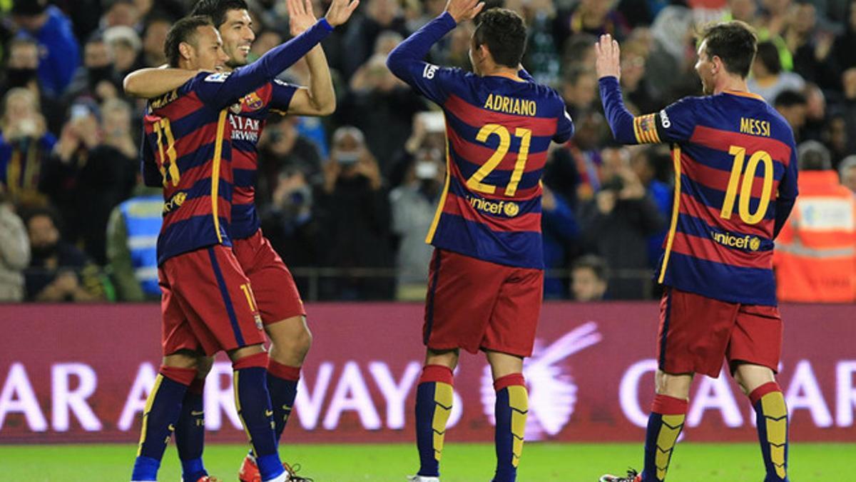 El FC Barcelona celebra más goles en las segundas partes