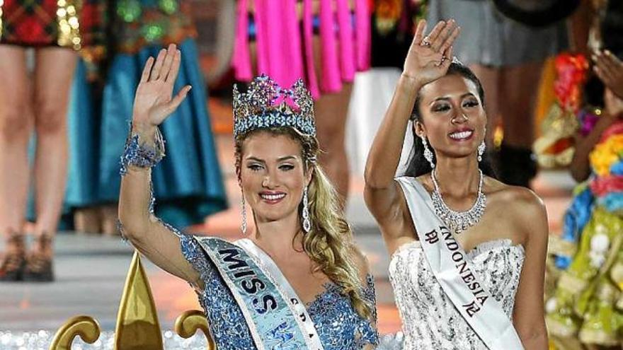 Mireia Lalaguna, un cop va ser proclamada Miss Món del 2015