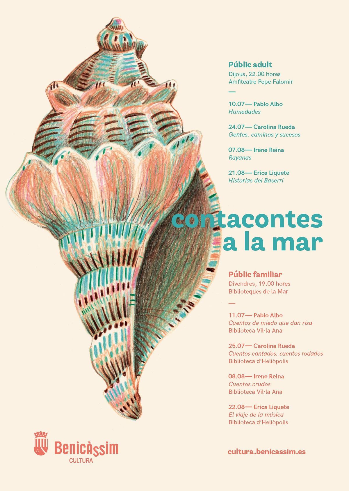 Programación del ciclo 'Contacontes a la mar' de Benicàssim.