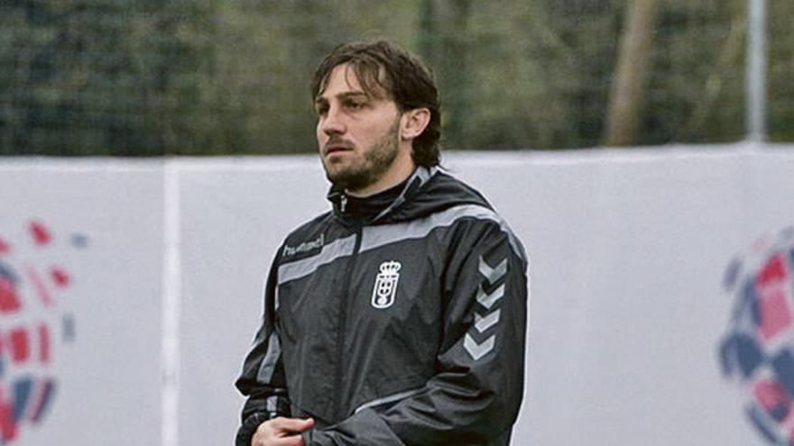 Generelo, durante un entrenamiento en El Requexón.