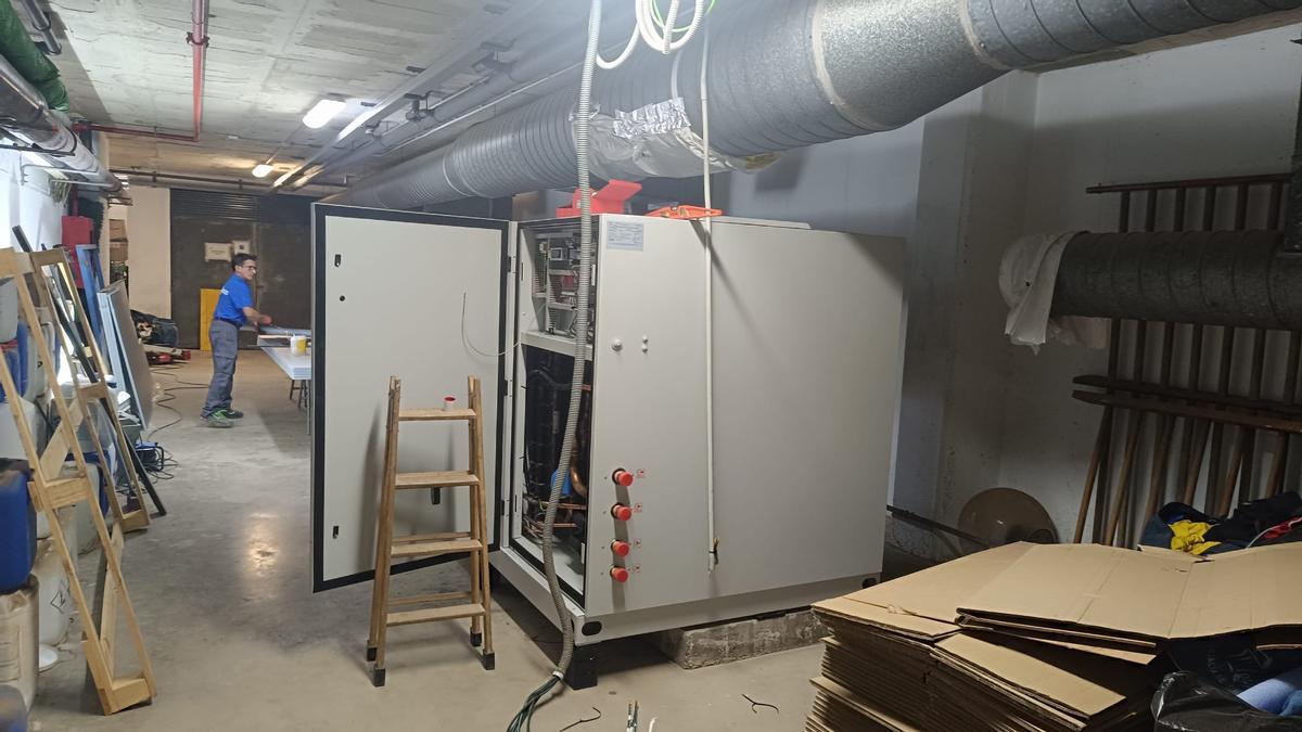 Instalación de los nuevos equipos