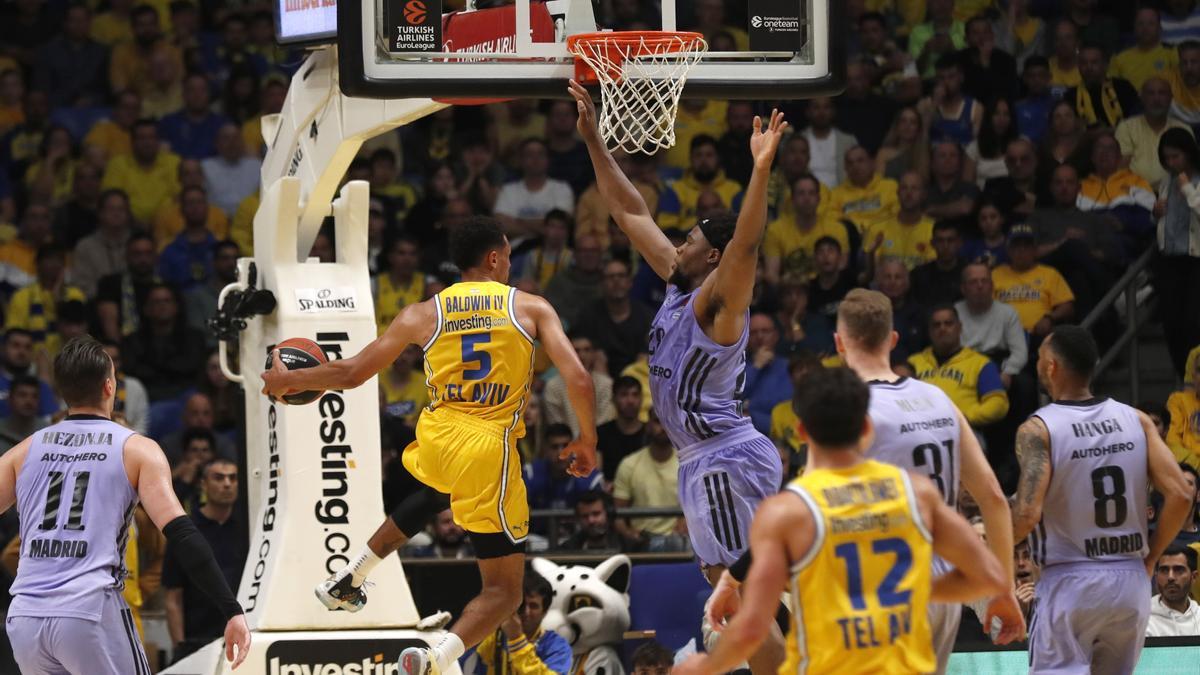 Una imagen del Real Madrid - Maccabi Playtika Tel Aviv.