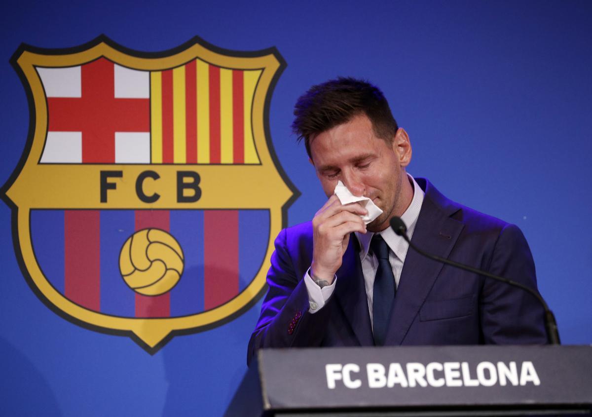 Lionel Messi se despide del Fútbol Club Barcelona Lionel Messi se despide del Fútbol Club Barcelona
