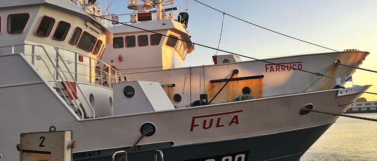 Imagen de archivo de dos de las embarcaciones pesqueras de Freiremar