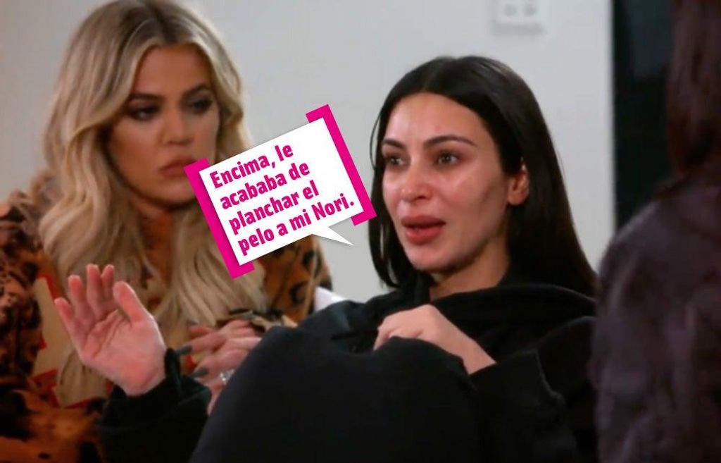 Kim Kardashian llorando