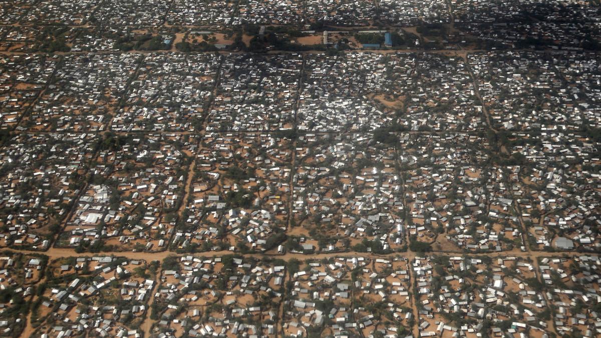 Campo de refugiados en Kenia