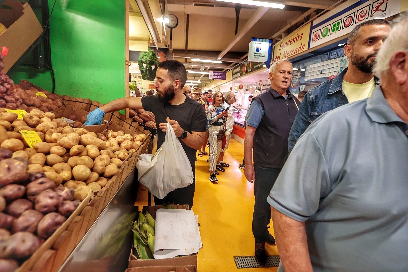 Compras para la cena de Nochebuena