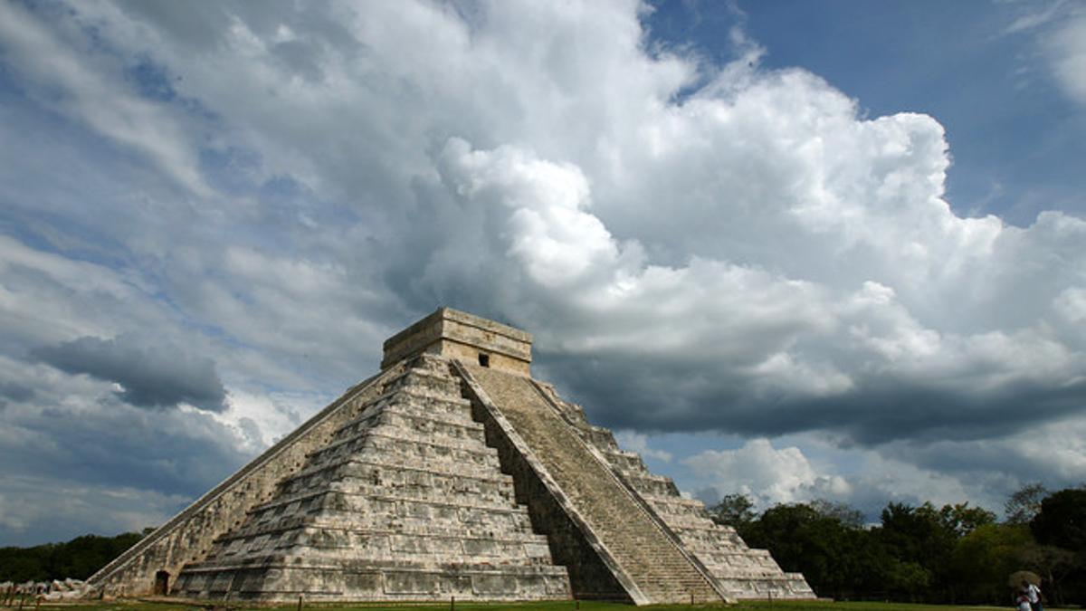 Monumento maya, en Yucatán, México.