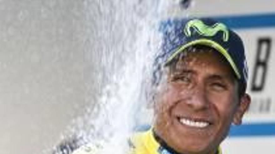 Nairo Quintana, en la Volta a la Comunitat.