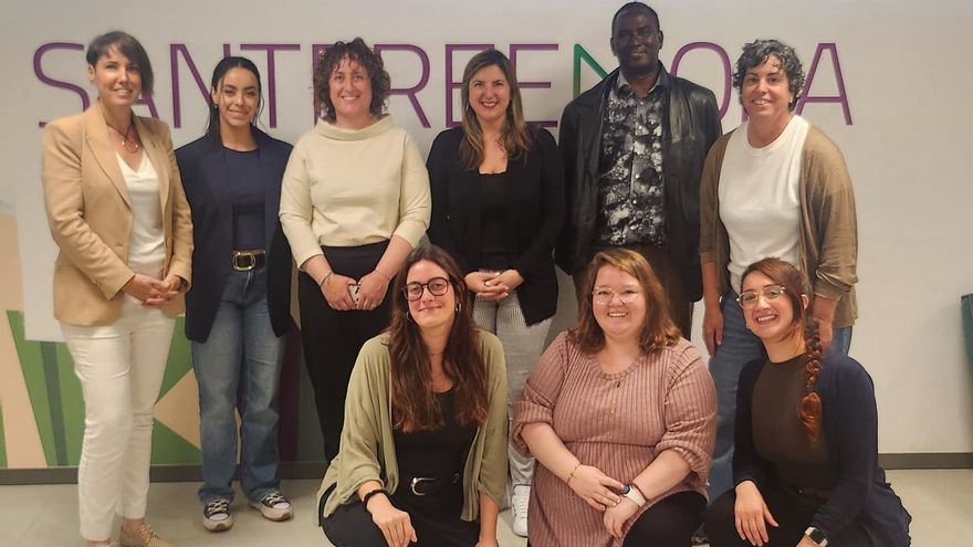 La coordinadora territorial de Joventut Marta Gallardo, visita Sant Fruitós de Bages
